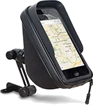 Shad Sg75m Mirror Smartphone Holder Black