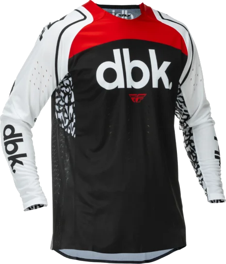 Fly Racing FLY 2026 Evo DST DBK Jersey - Black/White/Red, Red