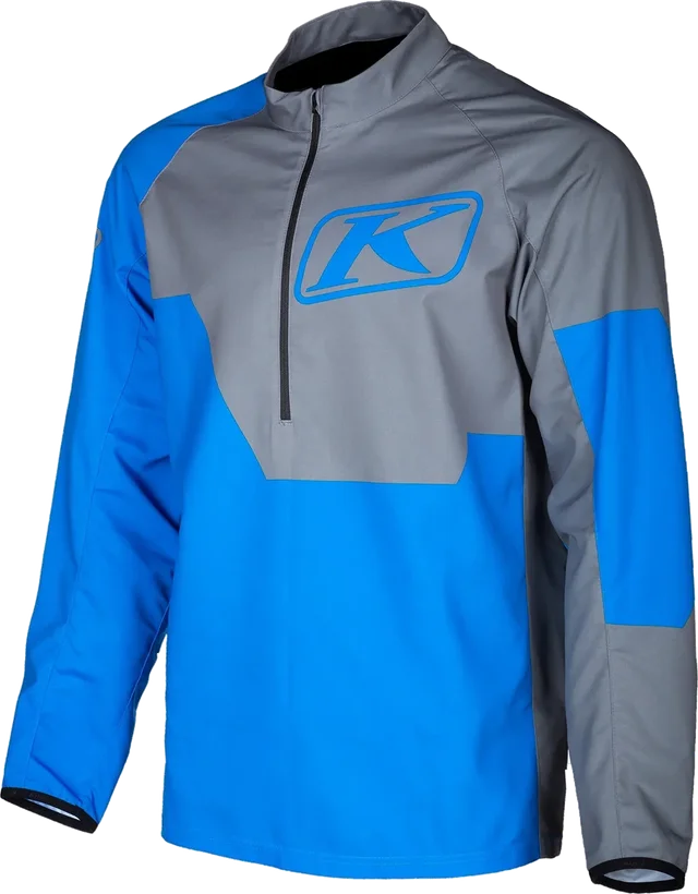 Klim Revolt 1/4 Zip Pullover, electric blue lemonade castlerock