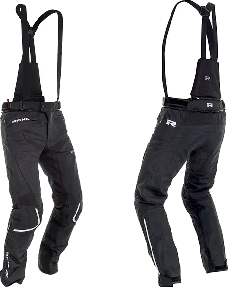Richa Arc Laminated Goretex Men's Textile Pants Short - Black, black