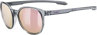 Uvex Sunglasses LGL-54 - Smoke/Mirror Pink