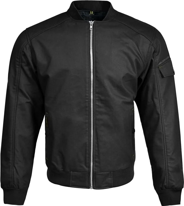 Helgrade Lancaster Waxed Jacket, Black