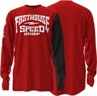 Fasthouse Sanguaro Horizon Ls Jersey Red