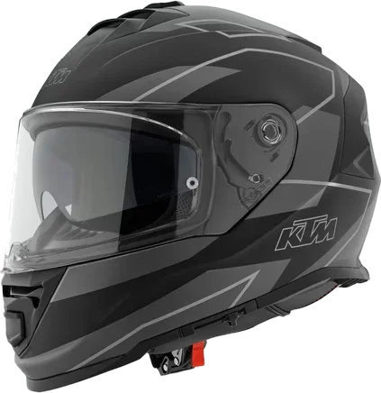 LS2 KTM PowerWear LS2 Storm III Helmet, Black/Orange