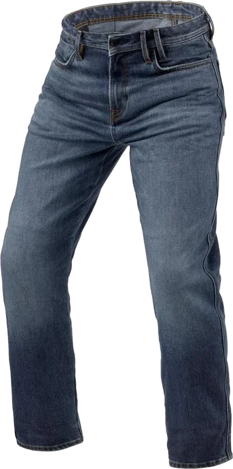 REV'IT! Revit Lombard 3 Regular Fit Denim Jeans Medium Blue Stone
