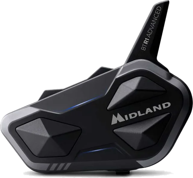 Midland Btr1 Advanced Single Intercom, Black