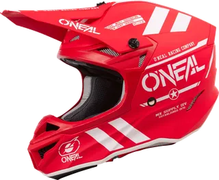 O'Neal 5 SRS Warhawk Helmet Red