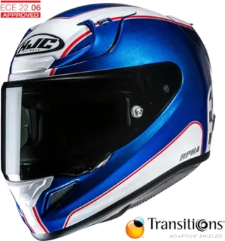 HJC RPHA 12N Helmet Respon MC2 Photochromic Shield