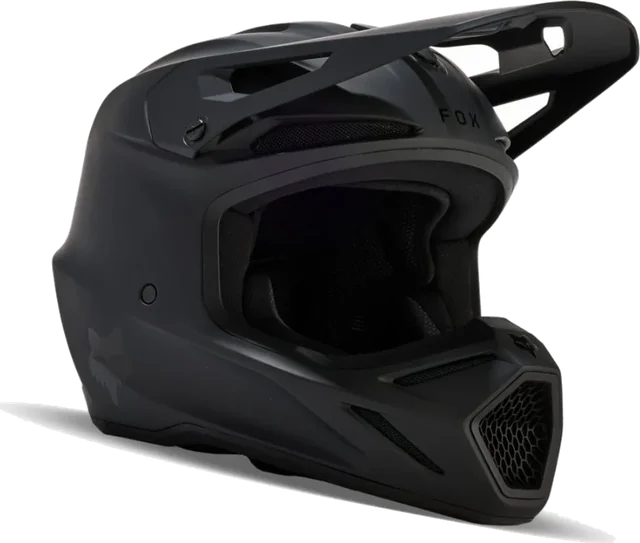 FOX V3 Youth MX Helmet, matte black