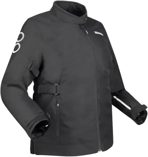 Bering Pamela Queen Size Ladies Jacket - Black/White, Black