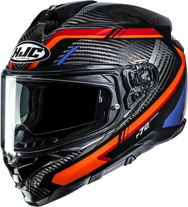 HJC F72 Carbon Kairo MC8 Black-Org, Carbon