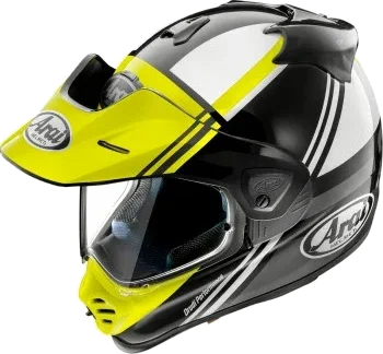 Arai XD5 Dual Sport Helmet Cosmic Fluorescent Yellow (Snell M2025 Rated)