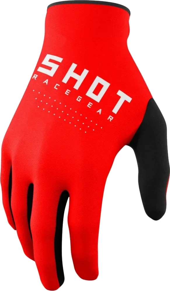 Shot Race Gear Raw Burst Glove (Closeout), red
