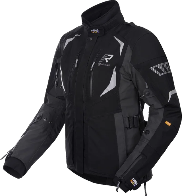 Rukka VentuRina Black Grey Waterproof Ladies Motorcycle Textile Jacket, black/dark grey