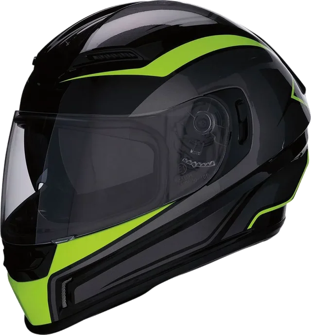 Z1R Jackal Aggressor Full Face Helmet, Red / Black / White