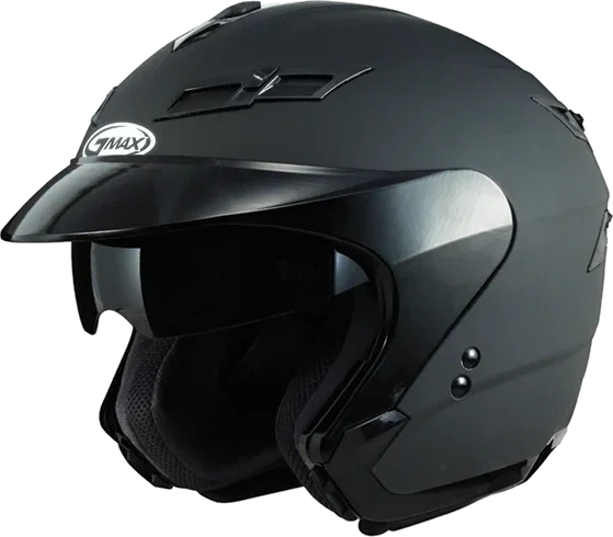 GMAX GM67 OPEN FACE HELMET, matte black