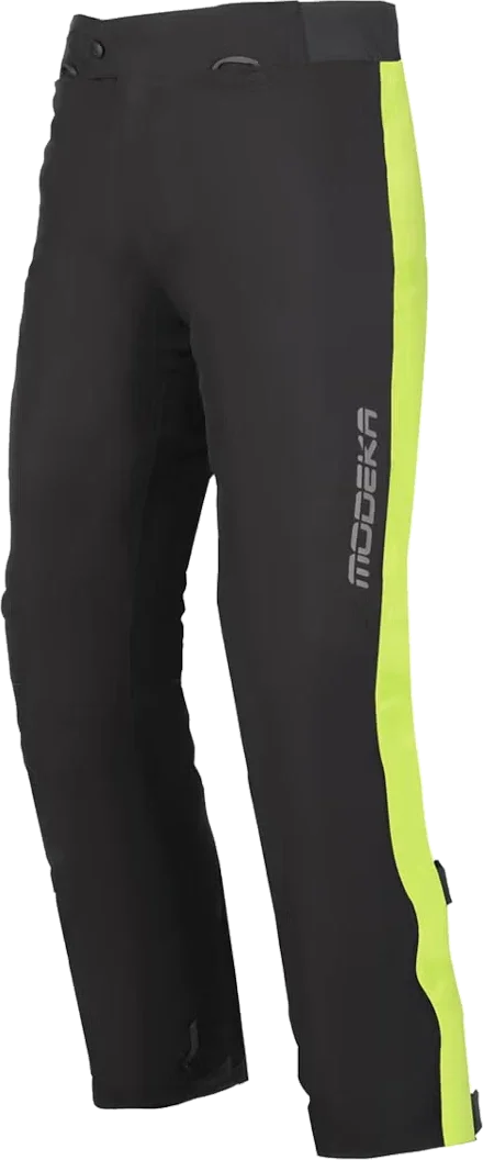 Modeka Hydroflex Ladies Motorcycle Rain Pants, black/neon
