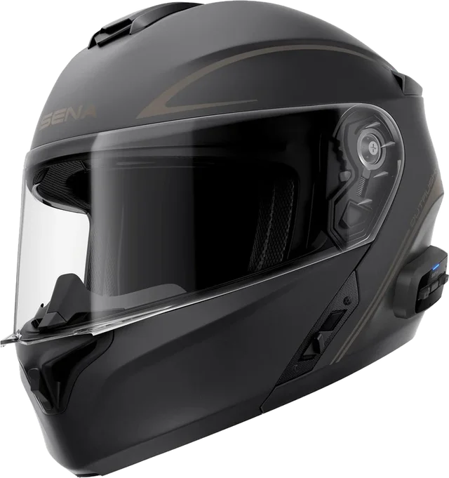 Sena Outrush R Bluetooth Helmet, Matte Black