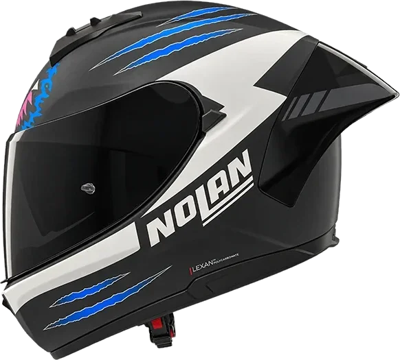 Nolan N60-6 Sport Replica Herbertson Black / Aquamarine / Fuchsia