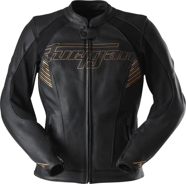 Furygan Motorcycle Jacket Alba Women, black gold