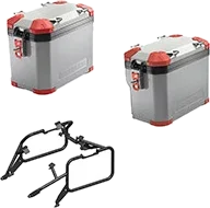 My Tech Model-x 41-48 Multistrada V4 Cases Kit Grey