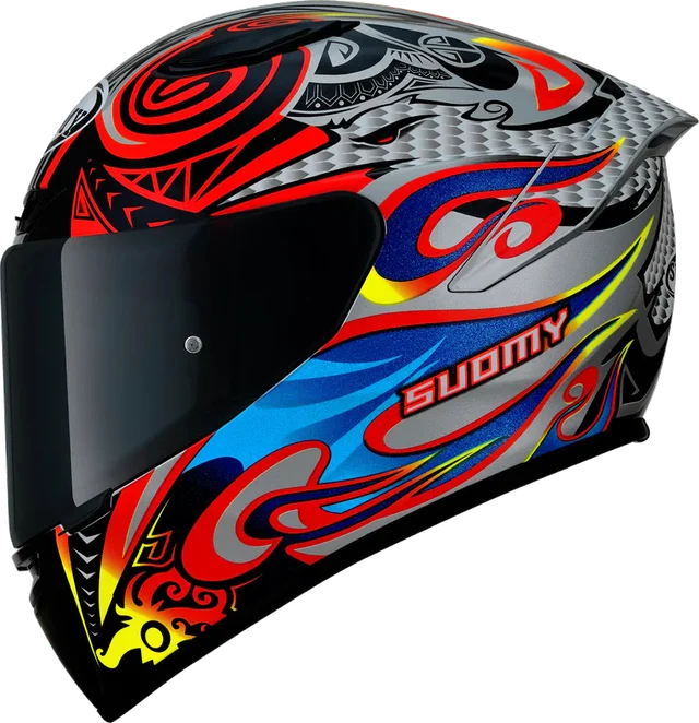 Suomy TRACK-1 Flying Helmet, grey/red