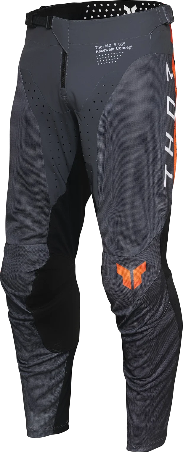 Thor Launchmode Vented Raid Pants, Charcoal/Black