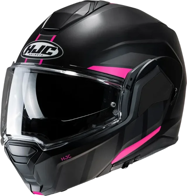 HJC I100 Beis Black Pink MC8SF Modular Helmet, Black Pink