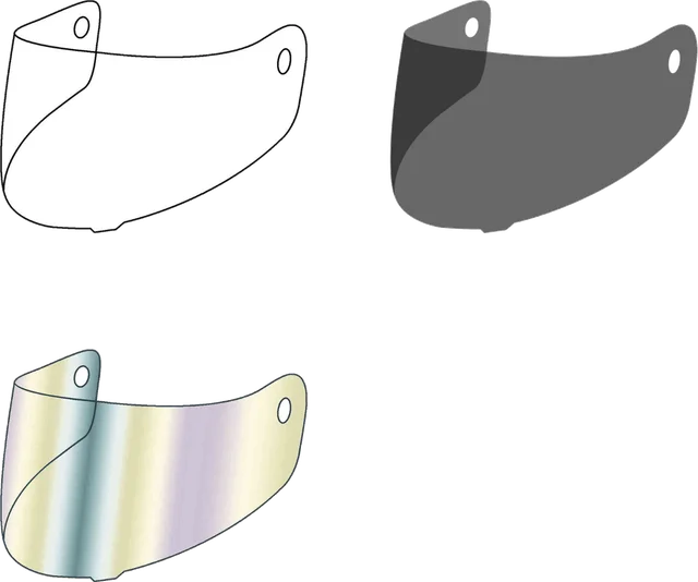 Bogotto FF110B Visor, Clear