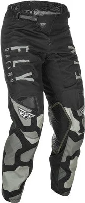 Fly Racing 2021 Youth Kinetic K221 Pants, black grey