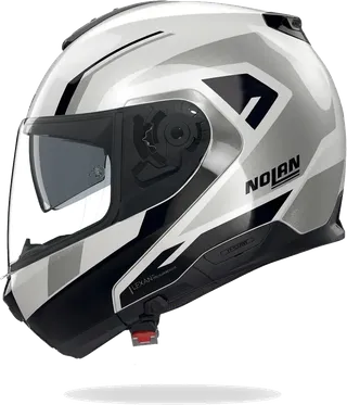 Nolan N100-6 CINETICO White / Black / Silver