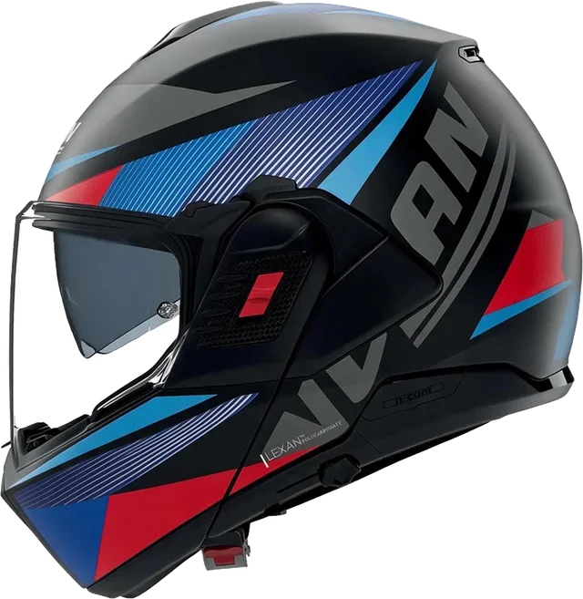 Nolan N120-1 DUETTO Black / Blue / Red, black/blue/red