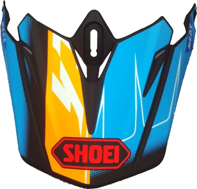 Shoei Peak For VFX WR Zinger TC-10 Blue / Yellow / Red Helmet