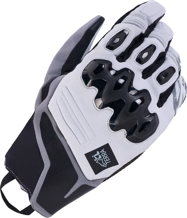 Alpinestars Harok Pro Drystar XF Gloves - Ice Grey / Dark Grey, Ice Grey / Dark Grey