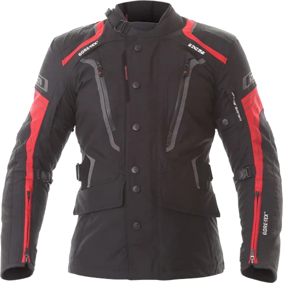 IXS Saragossa Gore-Tex Jacket Black Red, Black