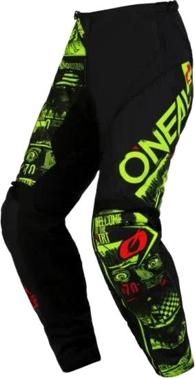 O'Neal Element Attack V.23 Pant (Closeout), black neon