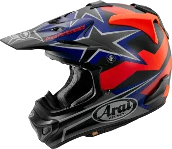 Arai VX Pro 4 Off Road Helmet Stars & Stripes Black Frost (Snell M2025 Rated)