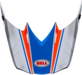 Bell MX-10 MIPS Youth Speedway Peak White / Blue