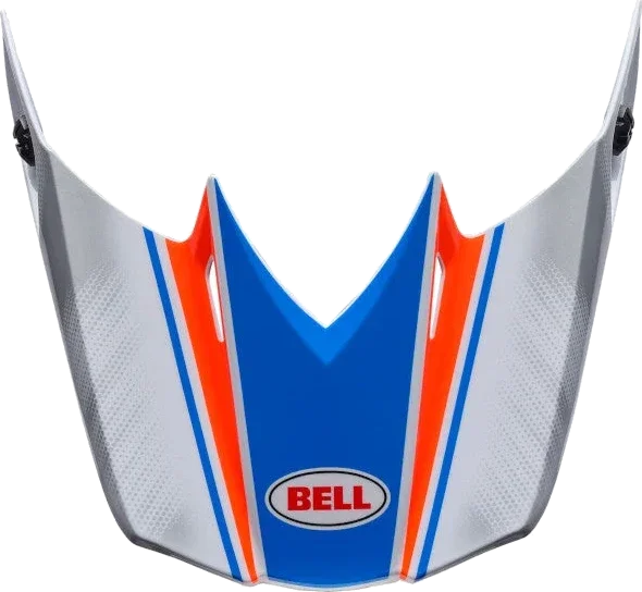 Bell MX-10 MIPS Youth Speedway Peak White / Blue, violet