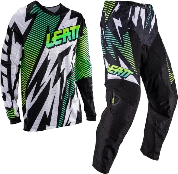 Leatt Moto 3.5 Ride Kit Storm Jersey and Pant Combo, Teal