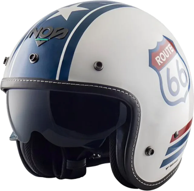 Nos NS-1 Helmet Route White/Blue/Red