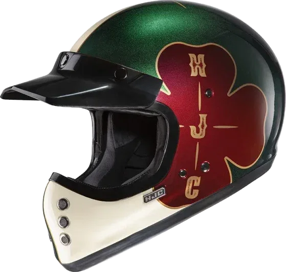 HJC V60 Ofera MC4 Helmet Green, Green