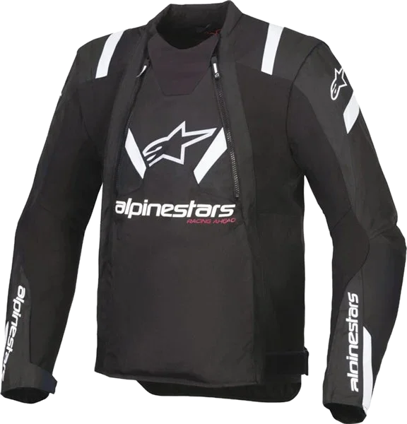 Alpinestars T-Stunt Air Vented Textile Jacket, Black/White
