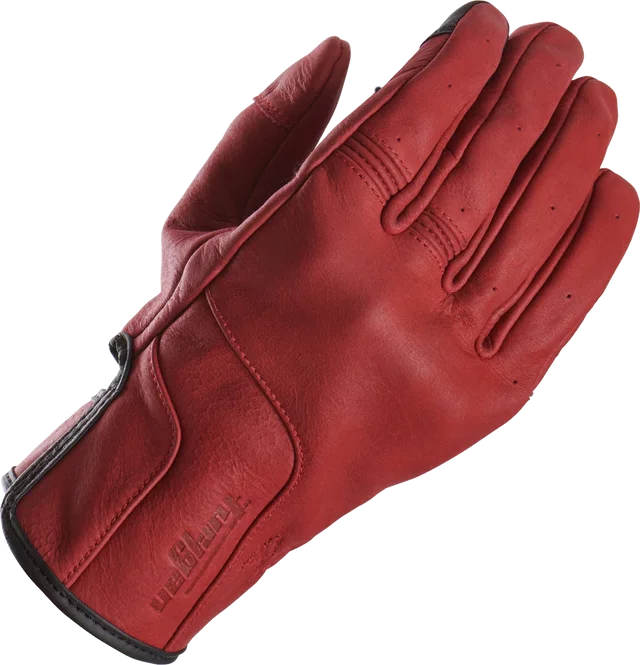 Furygan Ladies TD Vintage D3O Gloves - Bordeaux, Bordeaux