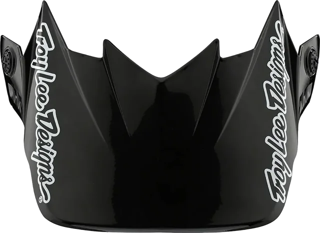 Troy Lee Designs GP Block Visor Helmet Accessories, black white