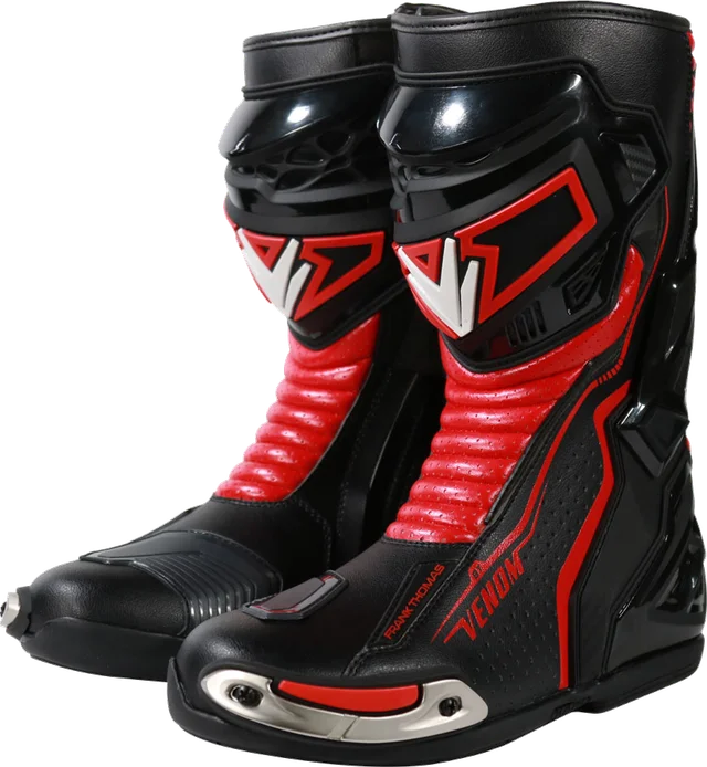 Frank Thomas Venom Boots Black Red