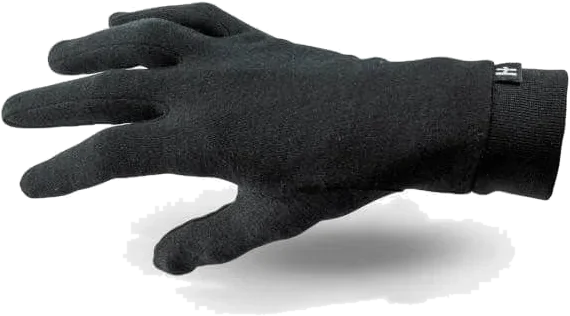 Halvarssons Wool Undergloves Black, Black