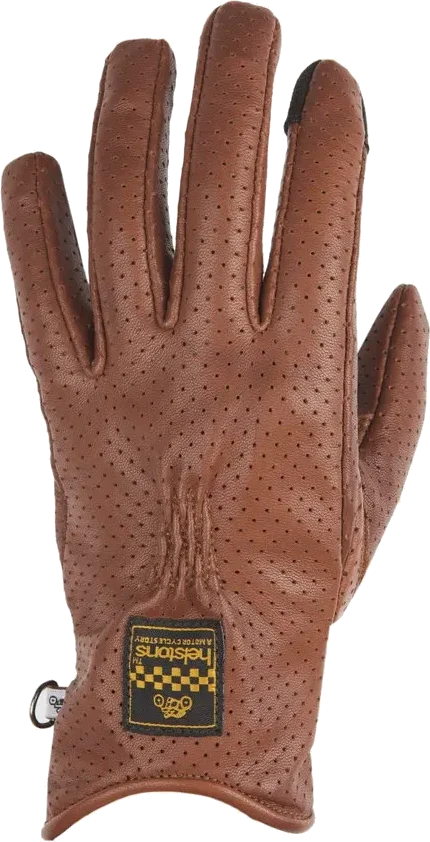 Helstons Swallow Air Woman Leather Gloves, Choco / Black