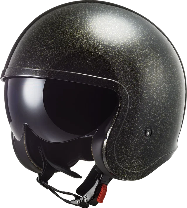 LS2 Helmets LS2 Spitfire Disco Helmet CLOSEOUT, gold black