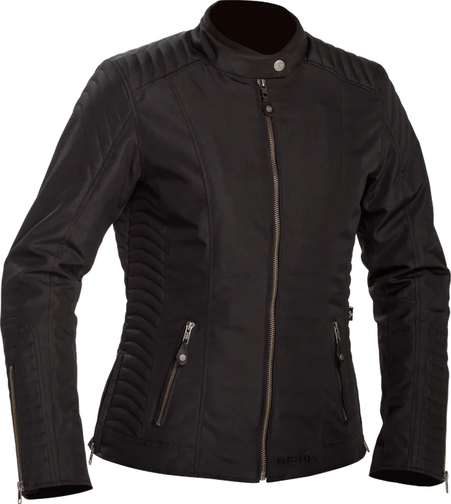 Richa Ladies Lausanne Textile Jacket - Black, Black